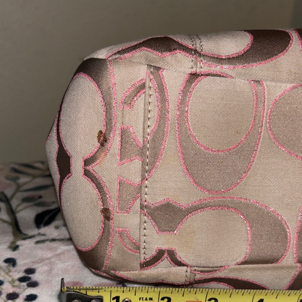 Coach Beige and Brown Crossbody Bag - Picture 3 of 14